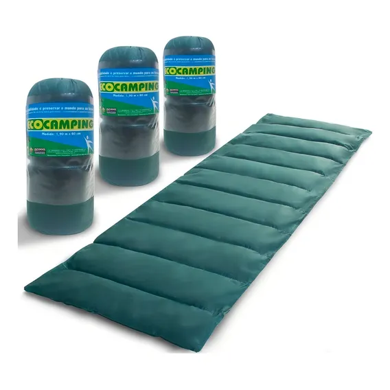 Kit 03 Colchonetes Para Acampamento Camping Solteiro Foto 1