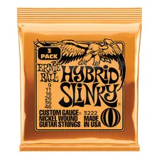 Kit 03 Encordoamento Ernie Ball 3222 Hybrid Slinky 09-46 Foto mini 1