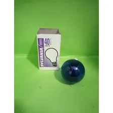 Kit 03 Lampadas Incand. 40w Cor Azul E-27 Sylvania Foto mini  3