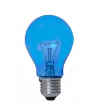 Kit 03 Lampadas Incand. 40w Cor Azul E-27 Sylvania Foto  mini 1
