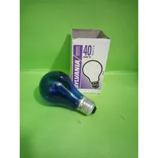 Kit 03 Lampadas Incand. 40w Cor Azul E-27 Sylvania Foto mini  2