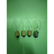 Kit 03 Lampadas Incand. Vela Mini 40w 130v E-14 Clara Luz Branco-quente 127v Foto mini 3