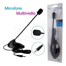 Kit 03 Microfone De Mesa Pedestal Pc Notebook P2 Knup Kp-903 Foto mini 2