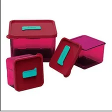 Kit 03 Potes Quadrados Innovaware - Avon - Livre De Bpa Foto mini 1