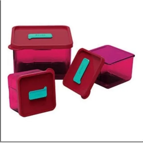 Kit 03 Potes Quadrados Innovaware - Avon - Livre De Bpa Foto 1