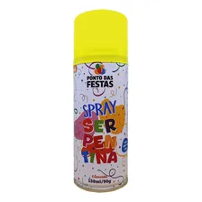 Kit 03 Serpentina Em Spray Ponto Das Festas Lata 150ml 90g Cor Amarelo Foto mini 2