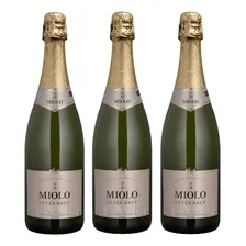 Kit 03 Unidades Espumante Brut Miolo Cuvée 750ml Foto  mini 1