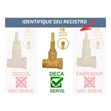 Kit 04 Acabamento Registro Quadrado C73 Cromado Padrão Deca Acabamento Brilhante Foto mini 2