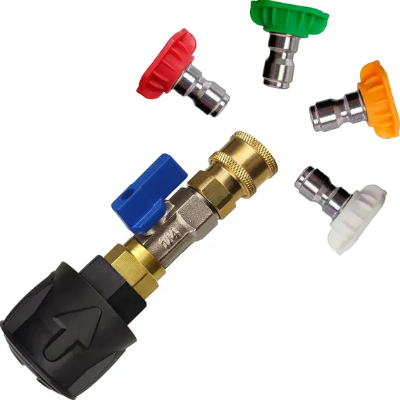 Kit 04 Bicos Coloridos Engate Rápido Compatível Tekna Hlx120 Foto 1
