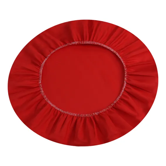 Kit 04 Capas Para Sousplat Basic Oxford Natal Liso Cor Cor Vermelho Foto 1