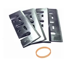 Kit 04 Facas E 01 Correia Para Plaina Eletrica Makita 1900b Foto  mini 1