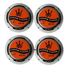 Kit 04 Falante Woofer Magnum 6 Pol Rex Fusio Médio Grave Top Cor Branco Foto mini 4