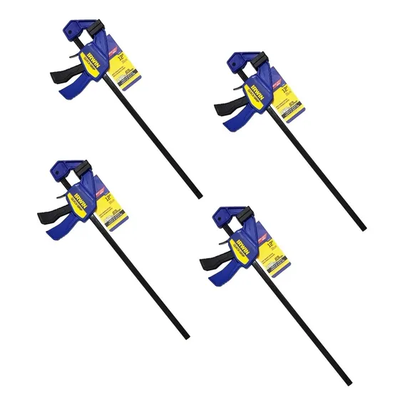 Kit 04 Grampo Rápido Marceneiro Quick-grip Irwin 12 30cm Foto 1