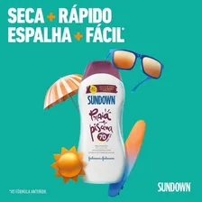 Kit 04 Protetor Solar Sundown Praia Piscina Fps70 200ml Foto mini 4