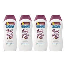 Kit 04 Protetor Solar Sundown Praia Piscina Fps70 200ml Foto mini 1
