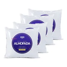 Kit 04 Refil Enchimento Almofada 45x45 Silicone Cor Branco Foto mini 1