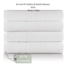 Kit 04 Toalhas De Banho Profissional Hotel Teka Monaco 380g Foto mini 3