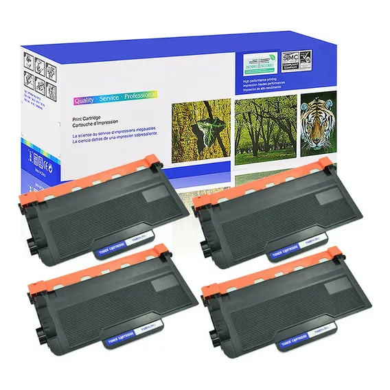 Kit 04 Toner CompatÃvel Tn-3442 Tn850 P/ Impressora Brother L5502dn L5652dn L5102dw L6202dw L6402dw Tinta Preto Foto 1