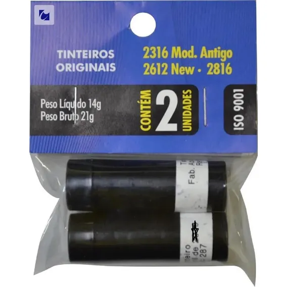 Kit 04 Un Tinteiro Fixxar P Etiquetadora Mx 2816 Foto 1