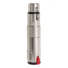 Kit 05 Adaptador Canon Xlr Femea X Jack P10 Femea Com Trava Foto mini  2