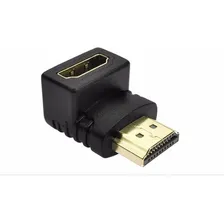 Kit 05 Adaptador Hdmi 90 Graus L Macho Femea - Tv Full Hd 4k Foto mini 4