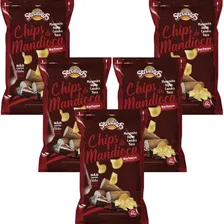 Kit 05 Mandioca Chips Sabor Barbecue Sertanitos 50g Foto mini 1