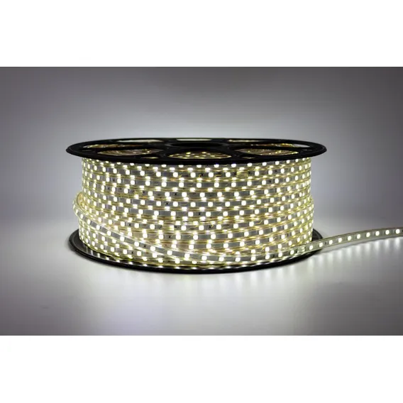 Kit 05 Metros Fita Mangueira Led Chata 5050 Com Fonte Luz Branco-frio Foto 1