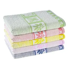 Kit 05 Toalhas Banho Premium Difiorre Jacquard Laune Haus Cor Cores Sortidas Lisa Foto mini 3
