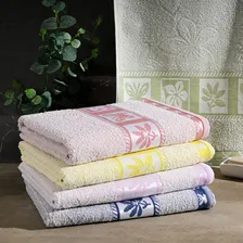 Kit 05 Toalhas Banho Premium Difiorre Jacquard Laune Haus Cor Cores Sortidas Lisa Foto mini 2