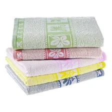 Kit 05 Toalhas Banho Premium Difiorre Jacquard Laune Haus Cor Cores Sortidas Lisa Foto mini 1