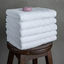 Kit 05 Toalhas Brancas Hotel Laune Haus 130x75cm 340g/m² Foto  mini 1