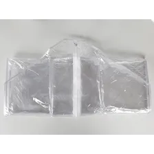Kit 06 Capas Protetora P/ Terno E Roupas Com Zíper 98 X 58cm Cor Branco-branco Foto mini 3