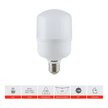 Kit 06 Lâmpadas Led 40w Bulbo E27 6500k Frio Avant Luz Branco-frio Foto mini  3