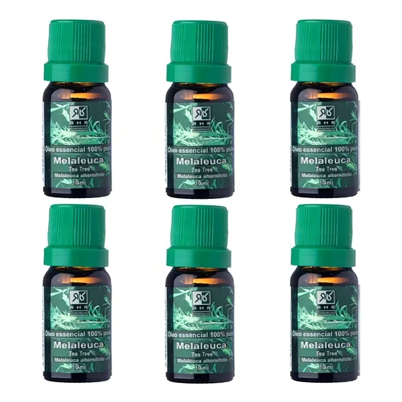 Kit 06 Óleos Essenciais De Melaleuca 100% Puro - Rhr Foto 1