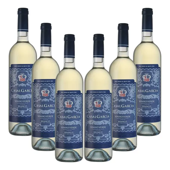 Kit 06 Unidades Vinho Casal Garcia Branco 750ml Foto 1