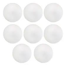 Kit 08 Assentos Redondo Banqueta Cadeira Corino Branco 25 Cm Foto  mini 1