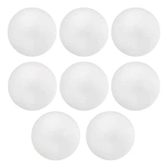 Kit 08 Assentos Redondo Banqueta Cadeira Corino Branco 25 Cm Foto 1