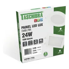 Kit 08 Painel Plafon Led Quadrado Embutir 24w 6500k Cor Branco 127/220V Foto mini  2