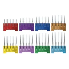 Kit 08 Pentes Wahl Profissional Coloridos Guia Foto mini 3