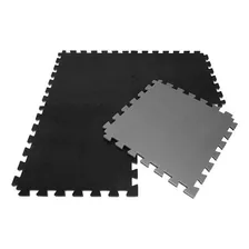 Kit 08 Tapetes Tatame 1x1 30mm Bicolor-preto/cinza Foto mini 2