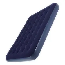 Kit 1 Colchão Inflável Casal E Solteiro Flocked Comfort Vg+ Cor Azul Foto mini  2
