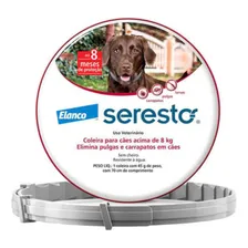 Kit 1 Coleira Seresto M 38cm 1 Coleira Seresto G 70cm Elanco Cor Cinza Foto mini 2