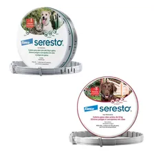 Kit 1 Coleira Seresto M 38cm 1 Coleira Seresto G 70cm Elanco Cor Cinza Foto mini 1