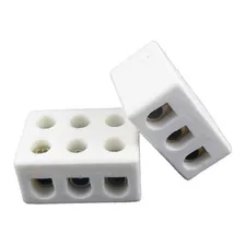 Kit 1 Conector De Porcelana 16mm 3 Polos 50a 600v Foto mini 1