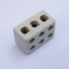 Kit 1 Conector De Porcelana 16mm 3 Polos 50a 600v Foto mini 2
