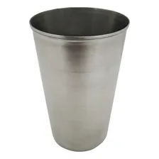 Kit 1 Cuia Copo Inox 200ml 1 Bomba Lisa Prática Erva Tereré Foto mini  2