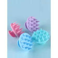 Kit 1 Escova Massageadora De Silicone+1 Escova Polvo Cor Multicolorido Foto mini  3
