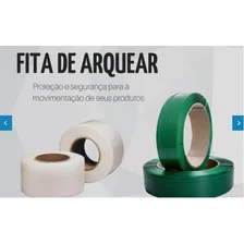 Kit - 1 Fita De Arquear Pet Verde 13 Mm + 2kg Selo Pet 13mm Foto mini 4
