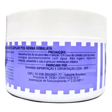 Kit 1 Henna P贸 Himalaya 250g + 2 Cremes Hidratante P贸s 260g Tom Castanho Foto mini 3