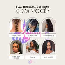 Kit 1 Nina Softex E 2 Jumbos Box Braids Tranças+cachos+anéis Cor Mesclado Com Mel - Nina 27 Foto mini  3